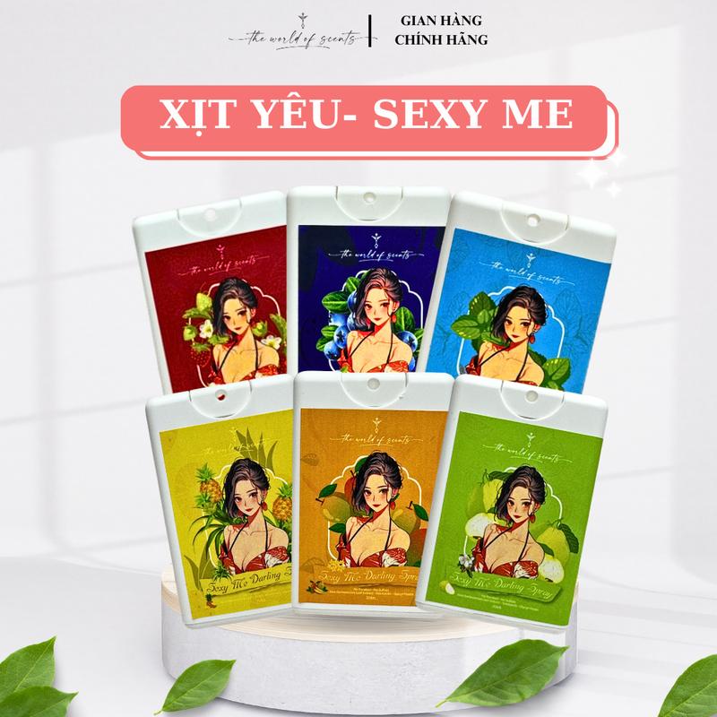 Xịt Ngon Vùng Kín Vị Trái Cây SEXY ME 20ml Giúp Làm Thơm Vùng Bikini Cho Các Nàng Perfume Nữ