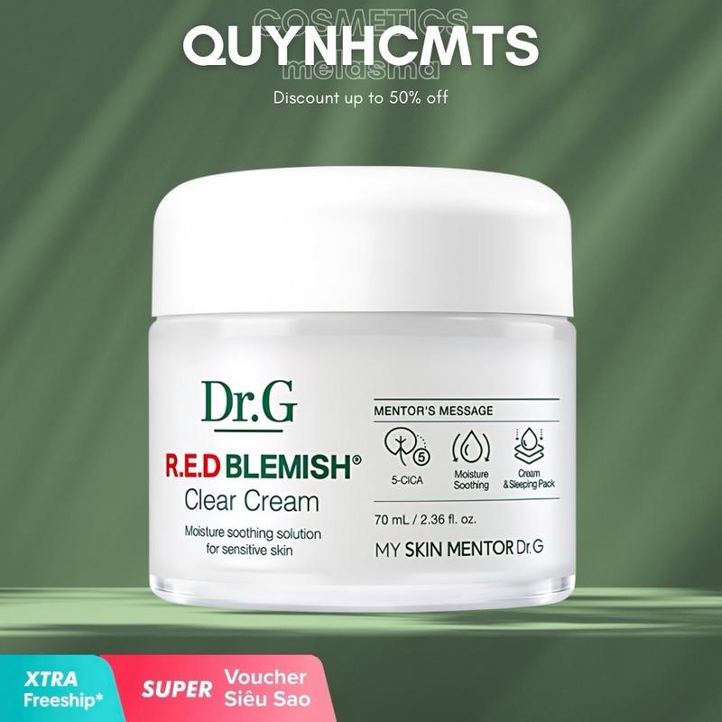 Kem Dưỡng Ẩm Dr G Red Blemish Clear Cream 70ml Hàn Quốc