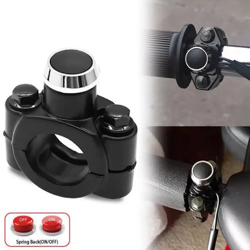 12V 22mm Handlebar Motorcycle Switch Push Button Switch Suitable ...