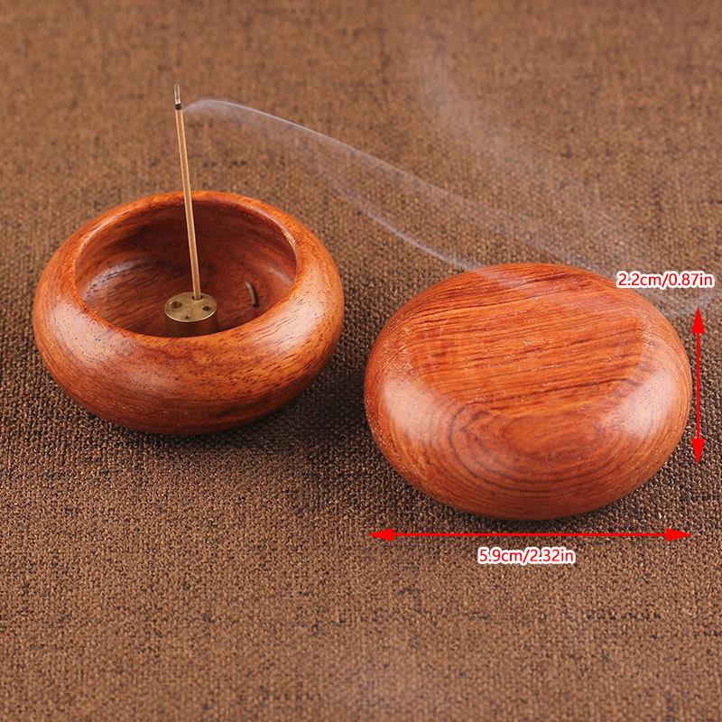 Product Introduction of Pemegang Kemenyan Jenis Mangkuk Kayu, Gaya Vintaj, Diperbuat daripada Kayu Ros, Sesuai untuk Pelbagai Saiz Batang Kemenyan, Pemegang Kemenyan, Pemegang Batang Kemenyan 18