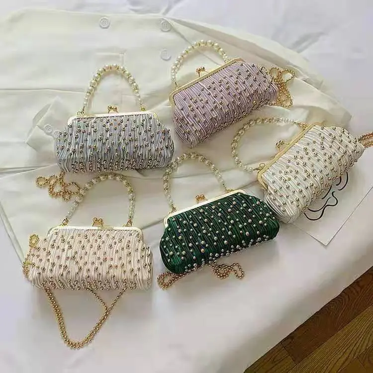 Nionbag Tas Selempang Wanita Tas Bling Mutiara Random CR7492 1