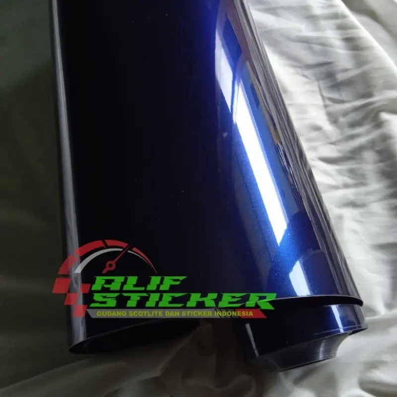 Stiker Skotlet Moonlight Blue Hitam Lembayung Biru Scotlite Motor Lembayung Moonlight Blue Seri Pet Sticker Black Magic Candy Sekotlet Hitam Lembayung Lis Variasi Motor 1