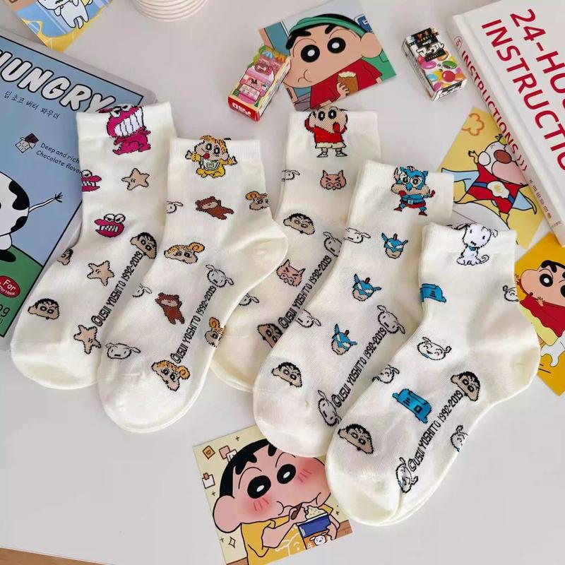 Product Introduction of Tất Mới, Thiết Kế Hoạt Hình Dễ Thương, Dành Cho Nữ, Tất Ngắn, Thời Trang Ins Hàn Quốc, Thích Hợp Cho Mùa Xuân Và Mùa Hè, Phong Cách Preppy Ngọt Ngào Nhật Bản, Tất Dễ Phối Đồ 3