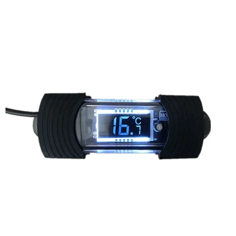 HEHUS quarium Digital Thermometer Fish Tanks Submersible Thermometers with Probe Large Numbers Suck Inside of Terrarium
