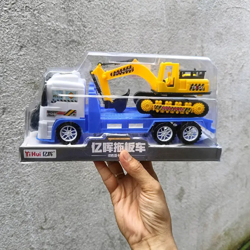 Đồ chơi xe tải chở xe oto Toy 5
