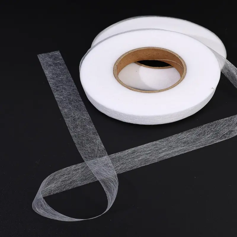 1 Roll Sticky Fabric Tape, DIY Decorative Double-sided Tape, Hem Tape, Adhesive Cloth Tape, Home Essentials 4