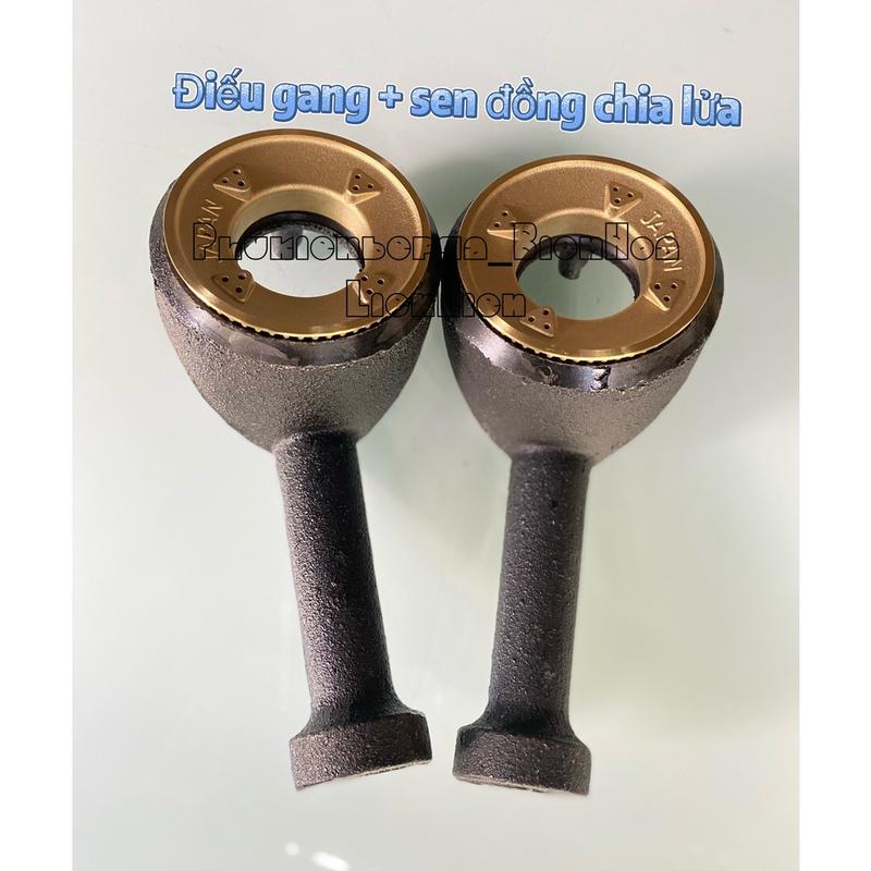 (1 điếu + 1 sen đồng)Điếu Gang +Sen đồng thau chia lửa-Lắp các loại bếp ga đơn, đôi- lắp bếp ga phổ thông dụng