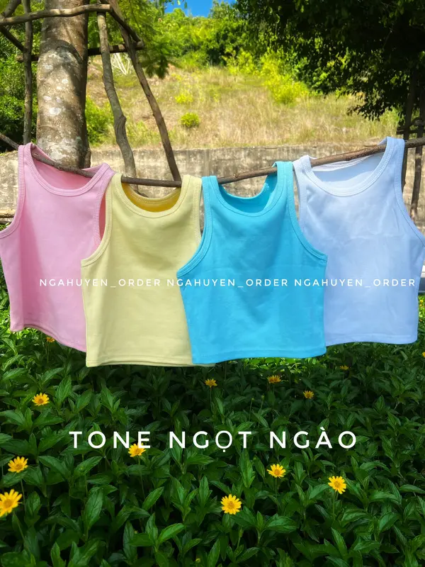 Áo ba lỗ nữ nhiều màu sắc 4