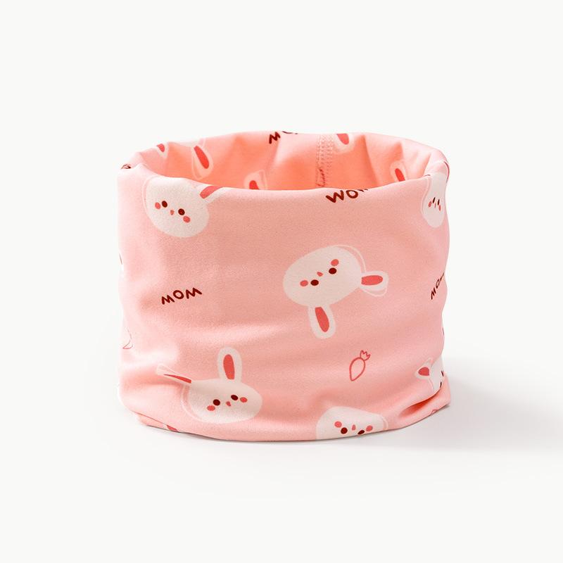 Children's scarf with autumn and winter velvet and thickened baby cover, windproof and warm neck cover for boys and girls 6