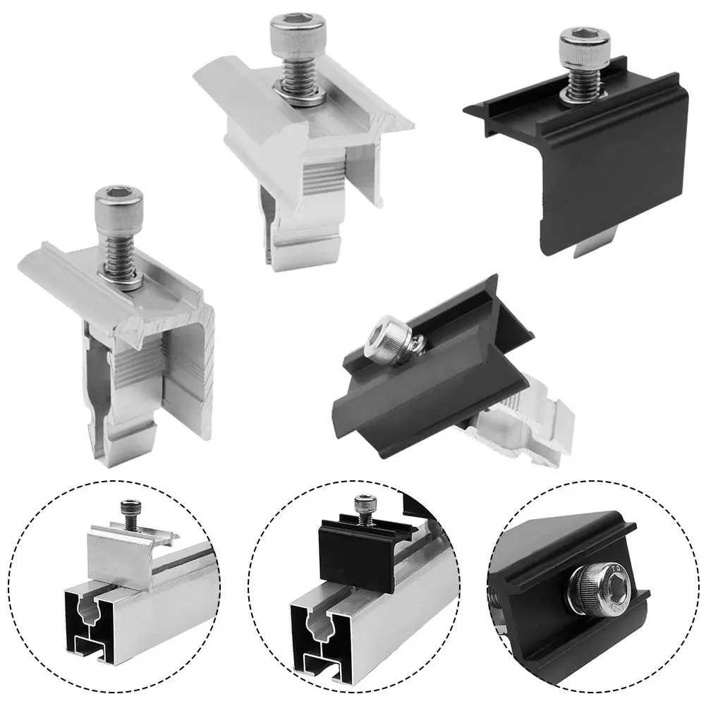 Solar Panel End Clamp Quick Solar Pv Module Fastening Clip Medle End ...
