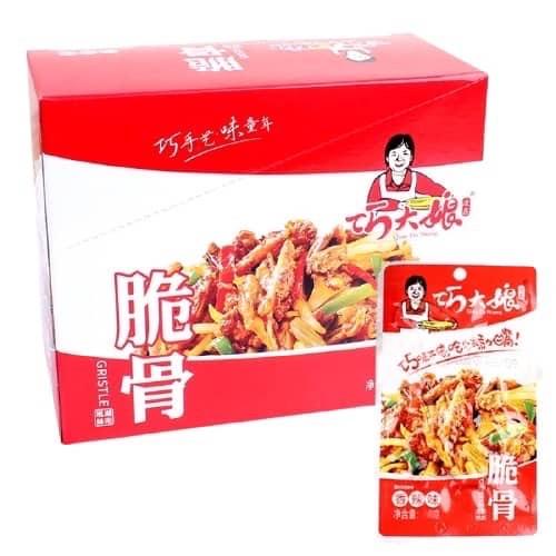 ￼1 HỘP 20 GÓI SỤN GÀ CAY TỨ XUYÊN KIỀU ĐẠI NƯƠNG (gói 12gr)