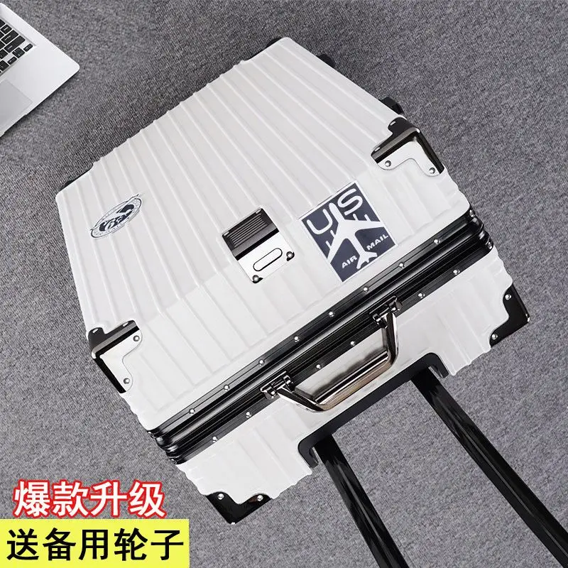 Vali, Hàng Mới Về, Dành Cho Phụ Nữ Và Nam Giới, 20 Inch, Bánh Xe Thông Dụng, Khung Nhôm, Vali, 24 Inch, Vali Kéo Dung Tích Lớn, Vali, 26 Inch