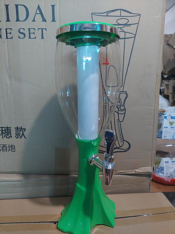 Tháp bia 2 lít HC298 và HC18 có đèn led 7 màu, lõi đá giữ lạnh, vòi rót Tháp đựng bia tươi giúp beer lạnh lâu cho quán nhậu, bar 6