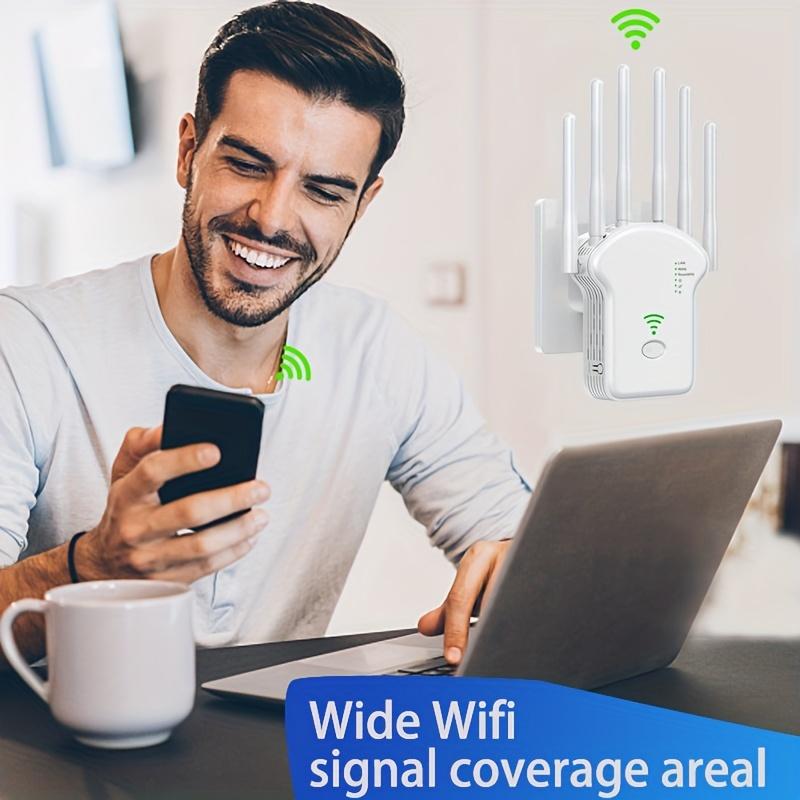 Product Introduction of 2024 WiFi Extender WiFi Booster 6X Stronger 300Mbps WiFi signal strong penetration 6 antennas with 360 ° full coverage Supporting Ethernet ports 12
