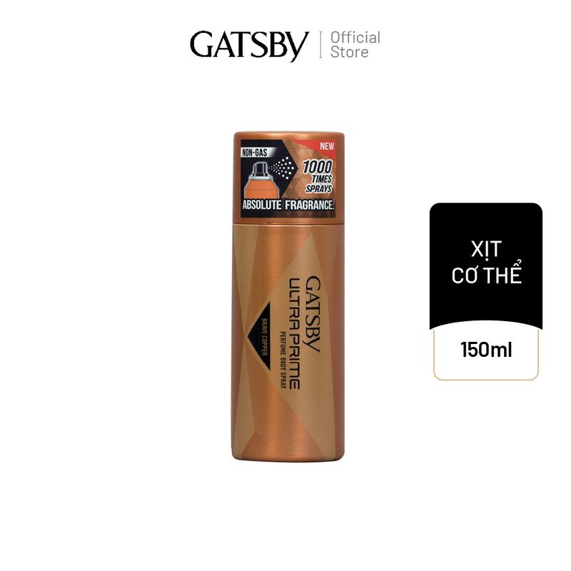 Xịt toàn thân hương nước hoa GATSBY PERFUME BODY SPRAY BRAVE COPPER 150ml