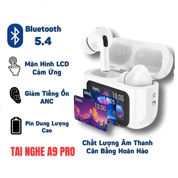  Tai Nghe Bluetooth A9 Pro Gaming phiên bản cao cấp âm thanh tốt độ trễ thấp pin trâu 4-5h tai nghe không dây pin trâu cảm ứng nhạy cùng đèn led và âm thanh đình 