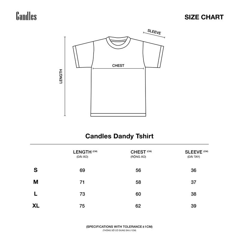 Product Introduction of Áo thun Candles Dandy Oversize Tee Unisex 6