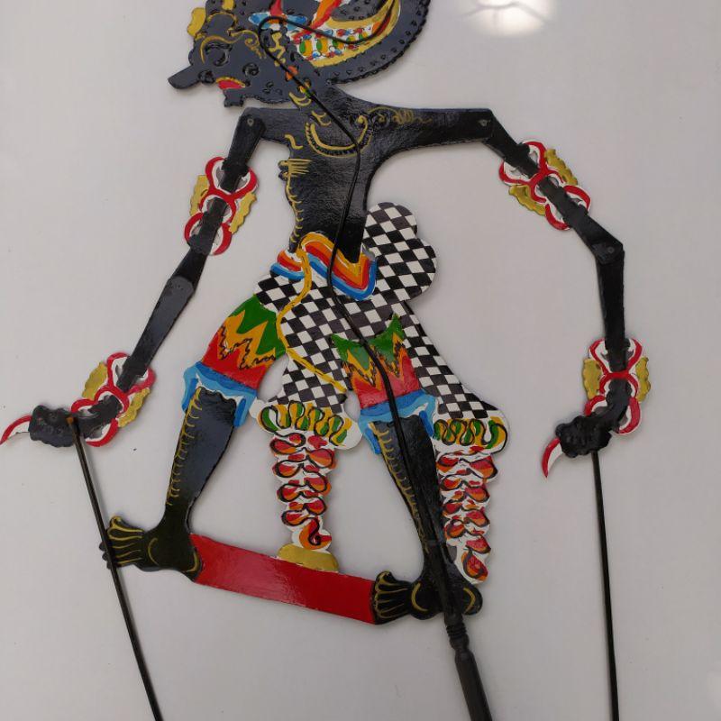 Wayang Kulit Sapi Asli BIMA WERKUDARA BRATASENA Mini 30 cm 2