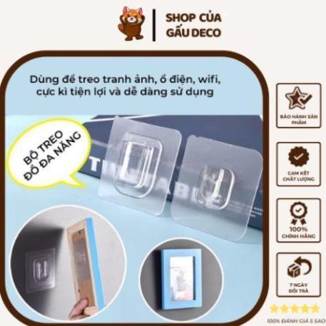  Miếng dán dự phòng hộp đựng dầu gội dán tường bộ móc dán tường chữ U dự phòng  - Đa năng tiện lợi dán mọi đồ dùng 