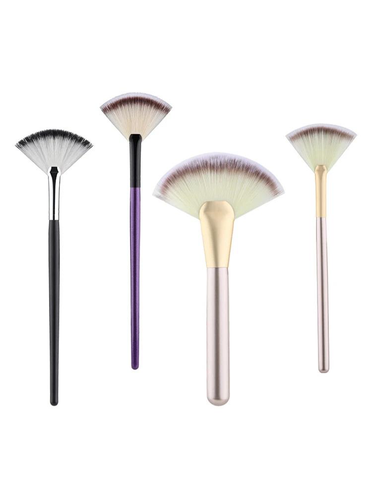 Product Introduction of Fan Brushes Facial Brushes Soft Makeup Brush Cosmetic Applicator Tools Wooden Handle and Soft Fiber for Glycolic Peel Mask 23