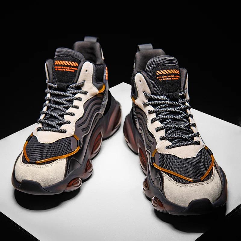 Custom Luminous Winter Plush Casual Sneakers Leather Plus Size US 13 EU 48 Air Cushion Sports Running Shoes for Men Closed Boy_voghion.com