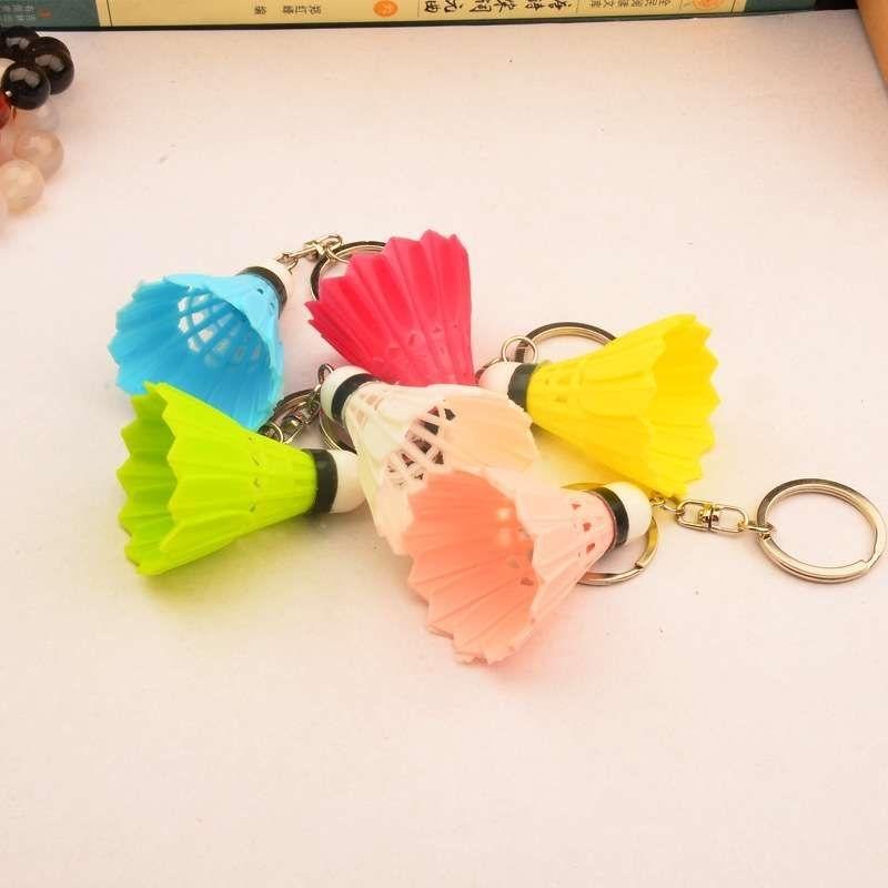 Móc khóa quả cầu lông - Móc khóa lông thủ Móc Khoá Móc Chìa Khoá Nhựa