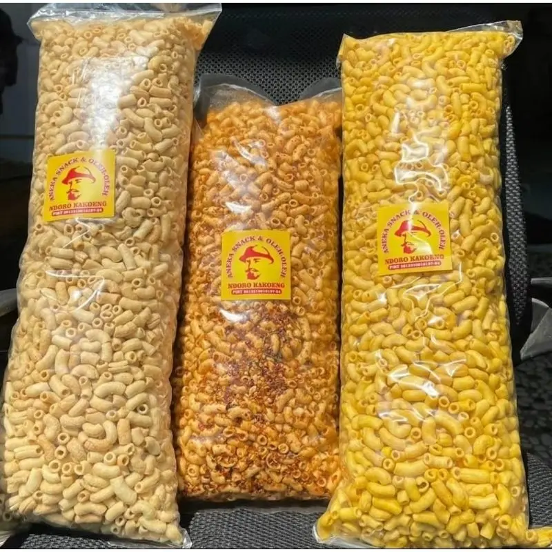 MAKARONI pipa bantat kemasan 250g camilan food viral ngehitzz| yefano snack grosir