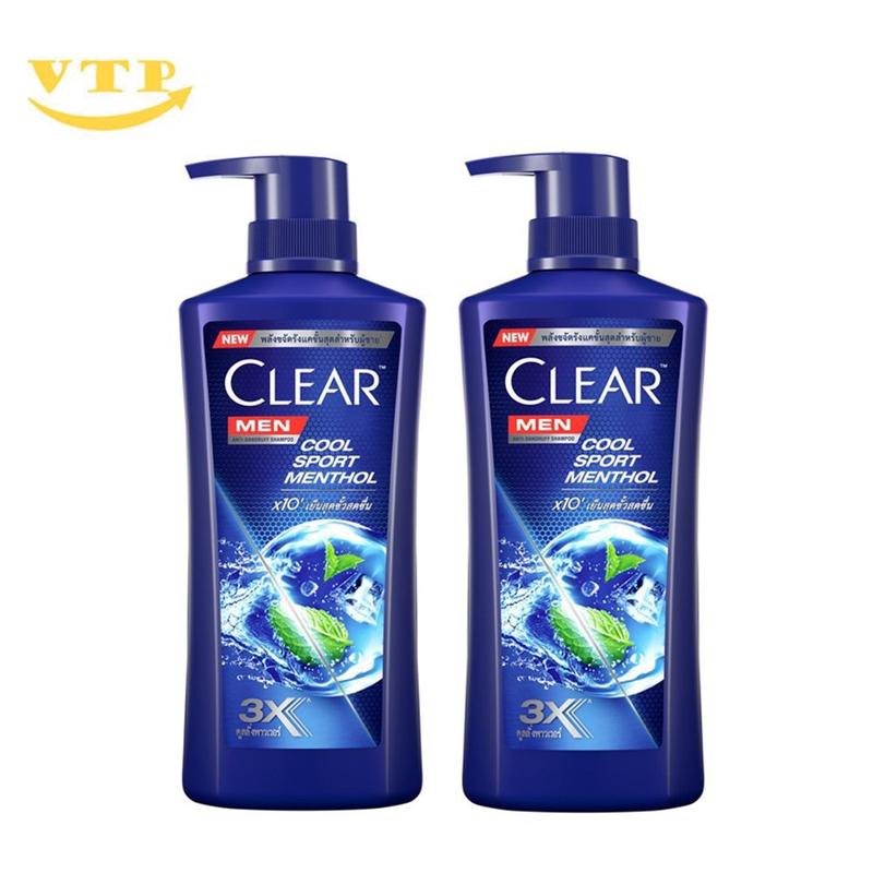 Combo 2 Dầu Gội Clear Men Thái Lan 390ml Chai Dưỡng Tóc Chăm Sóc Tóc 
