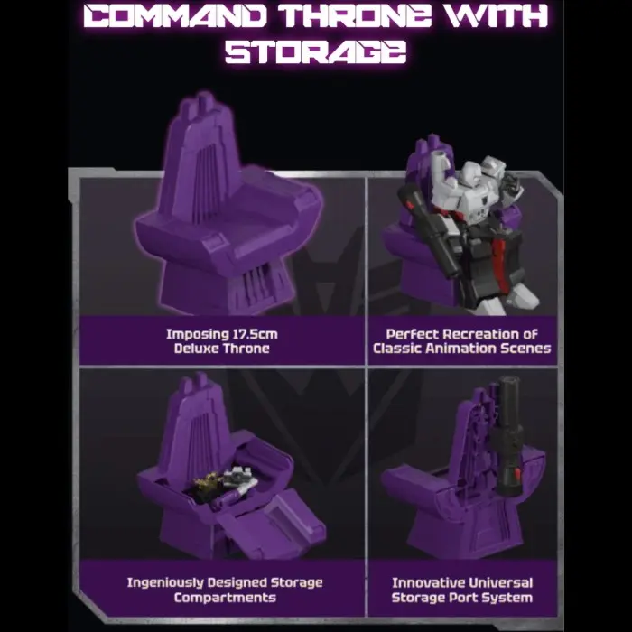Blokees Figures Transformers Action Edition 02 G1 Megatron Model Kits 40 Years 5