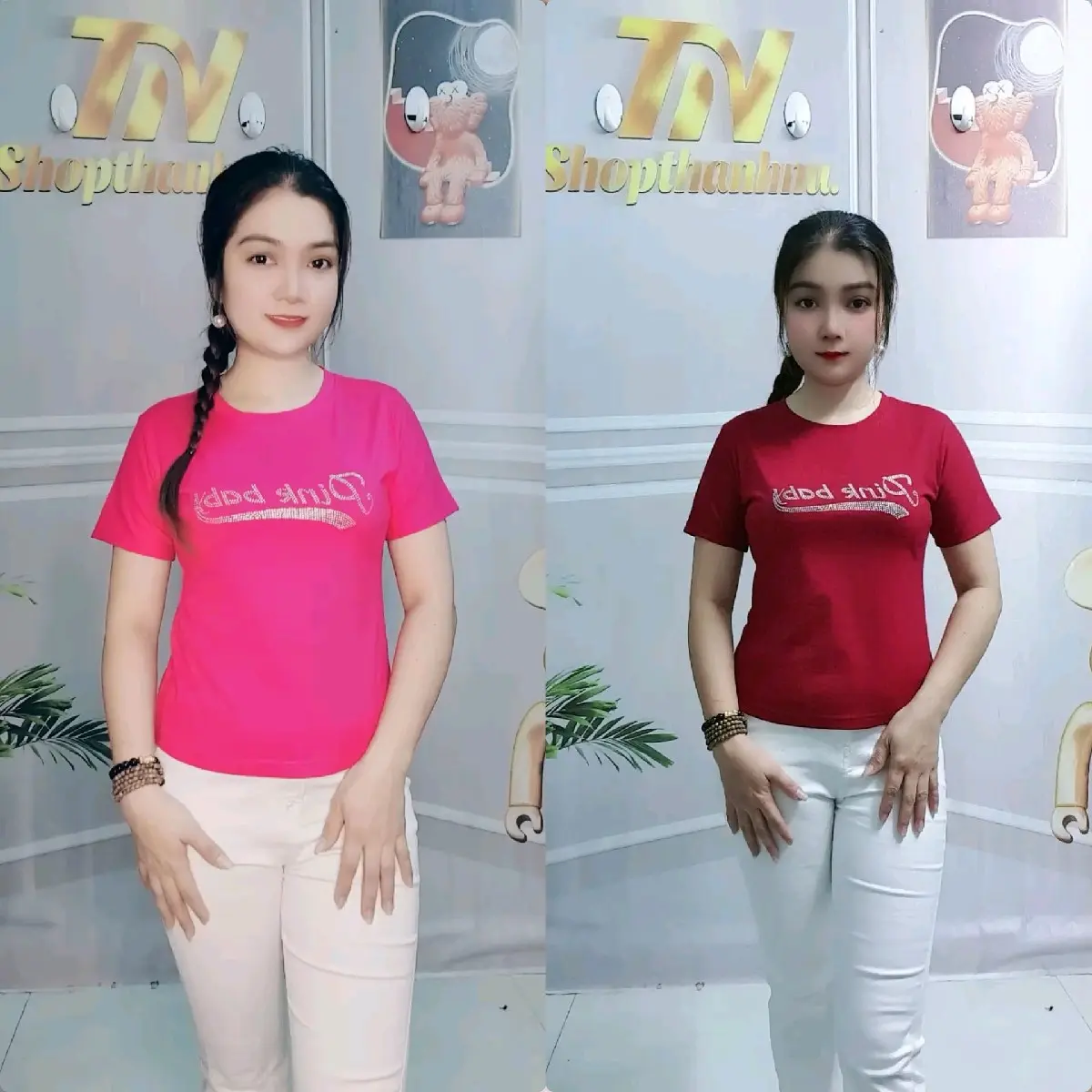 Áo Thun Nữ .QN123.Fom Carotop .Cổ Tròn.cottonthái. Co Giãn. 4 Chiều.Mềm Mịn Mát.Thấm Hút Mồ hôi.