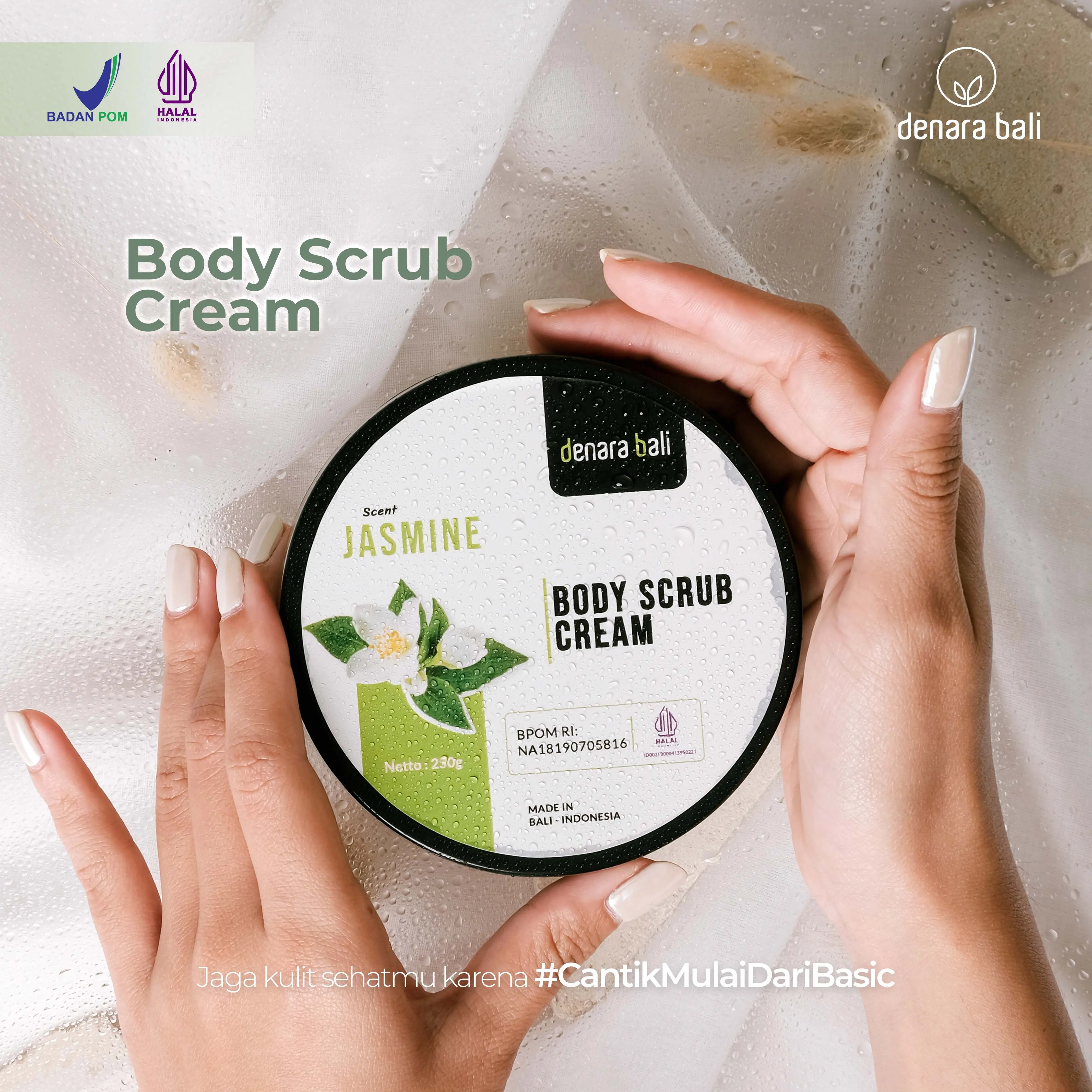 Denara Bali Body Scrub Cream Khas Bali 100gr