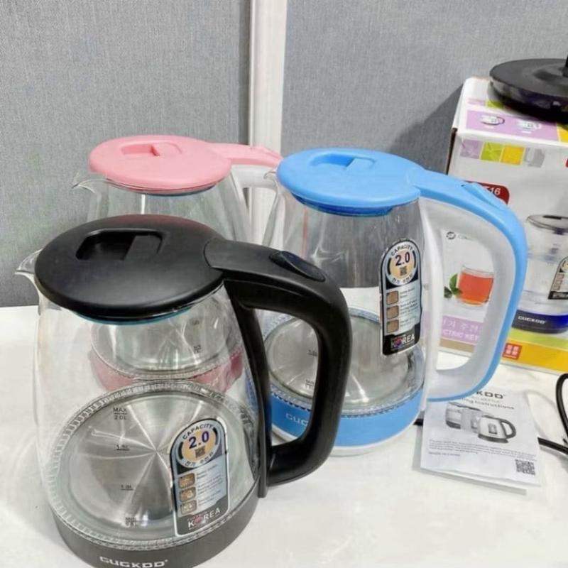 Product Introduction of Ấm Siêu Tốc Thủy Tinh GUGKDD 2.0L Cao Cấp Công Suất 1300W, Thủy Tinh Trong Suốt Cường Lực Đèn Led Tự Ngắt Khi Sôi 14