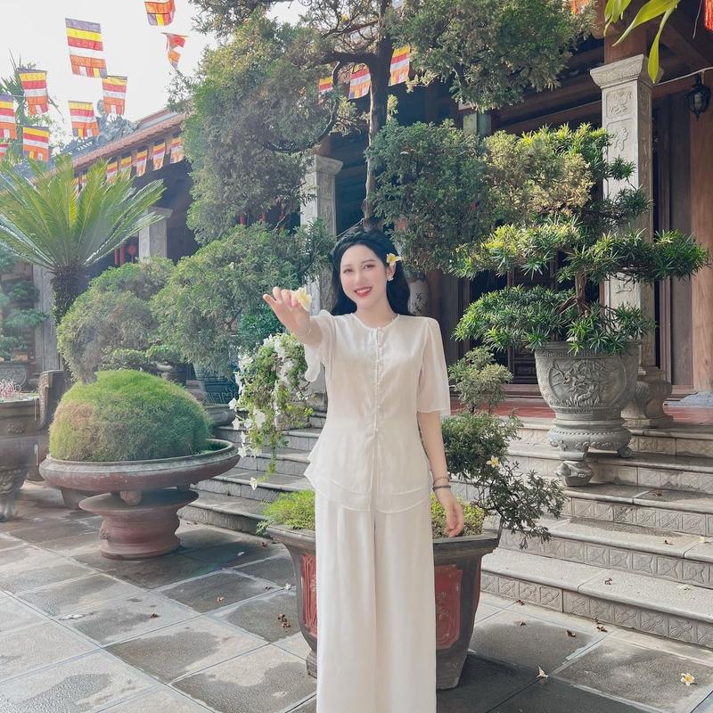 Bộ voan may 2 lớp cách tân size S.M.L.XL 0