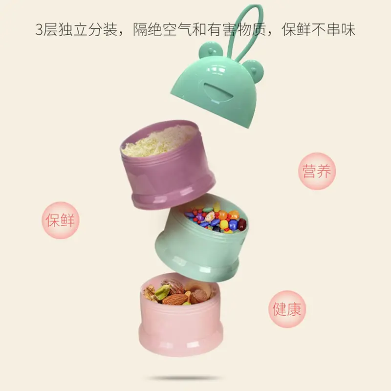 Dispenser Container Susu Bubuk Bayi / Botol Tempat Penyimpanan Bubuk Susu Bayi (BIC) 5