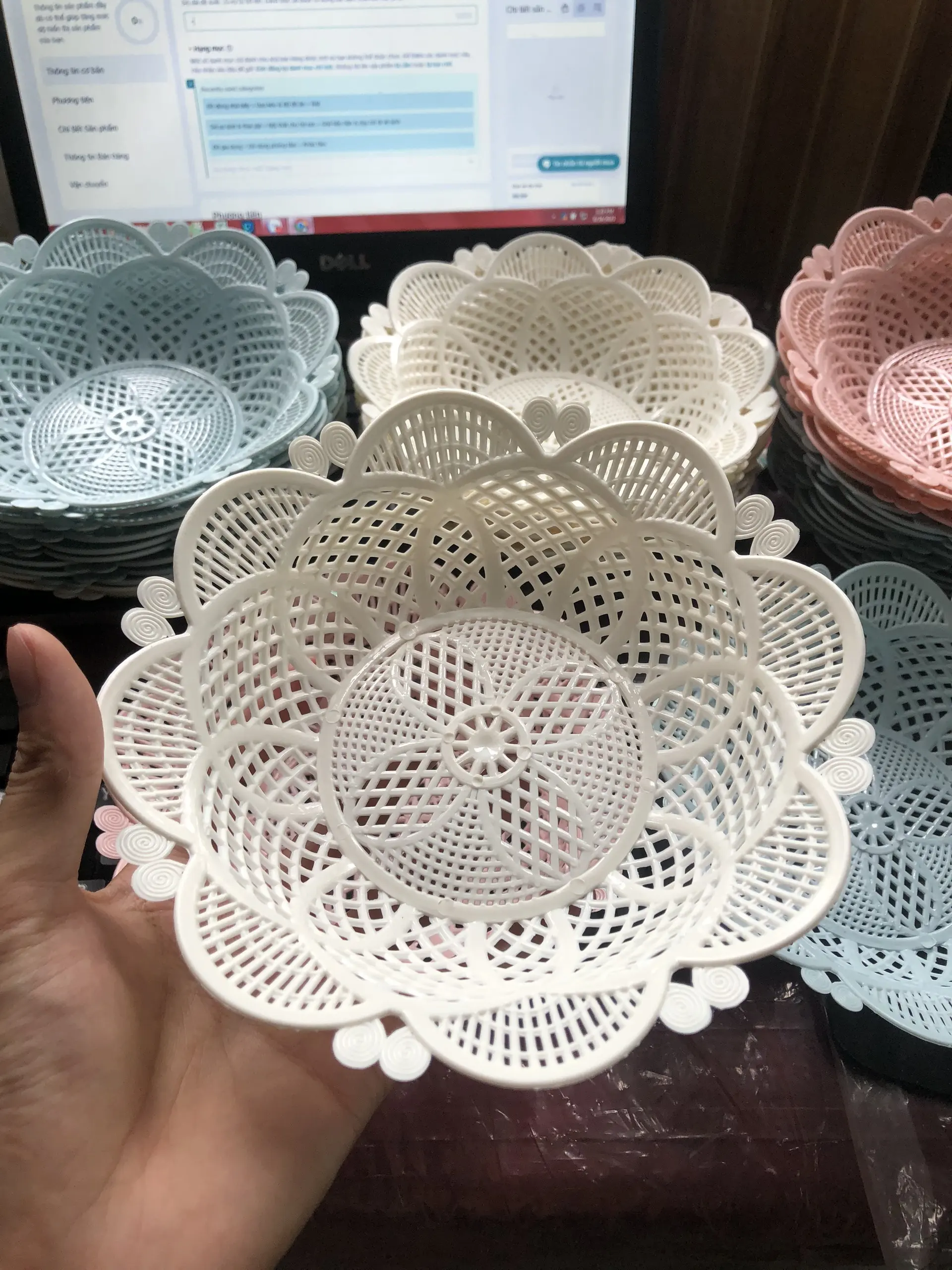 Rổ Đựng Hoa Quả, Trái Cây ,Đựng Rau Thơm 1T8