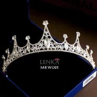 Gambar [STOK TERABTAS] HEADPIECE HIJAB CROWN BRIDAL ASESORIS PERNIKAHAN MRW021 - Silver dari Lenka Wedding Shop Kota Surabaya 4 Tokopedia