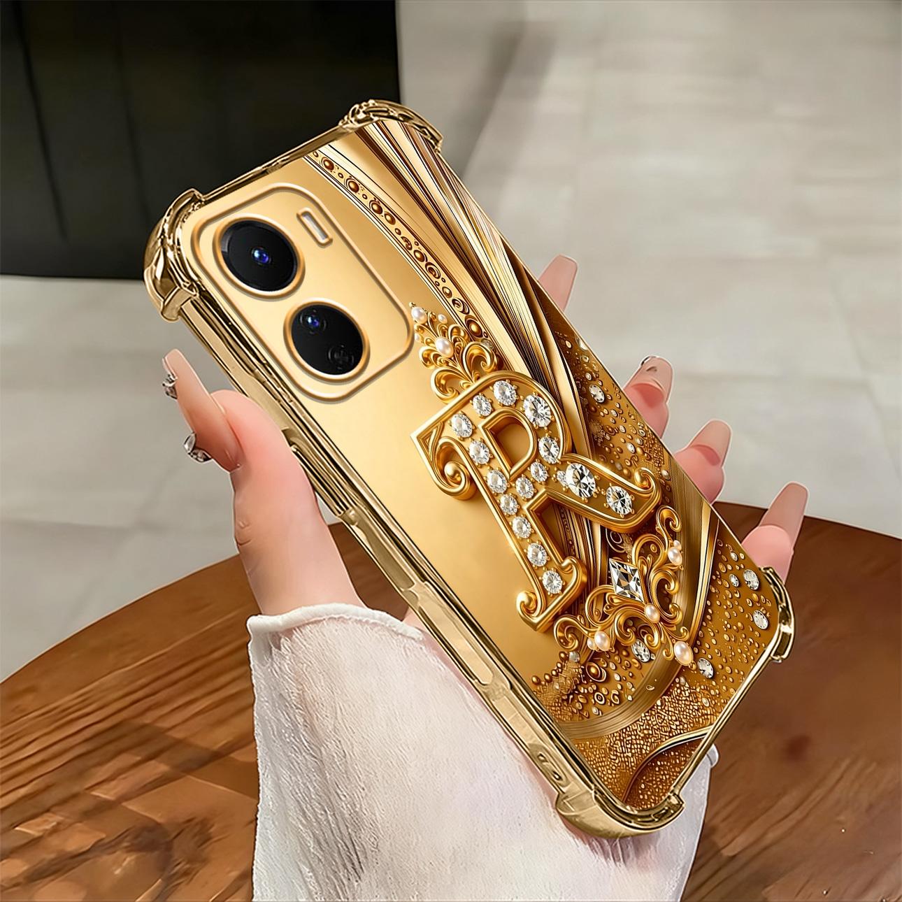 Cocok untuk casing ponsel VIVO Y16 Casing ponsel tahan benturan empat sudut dengan ukiran huruf yang indah.-SJFS