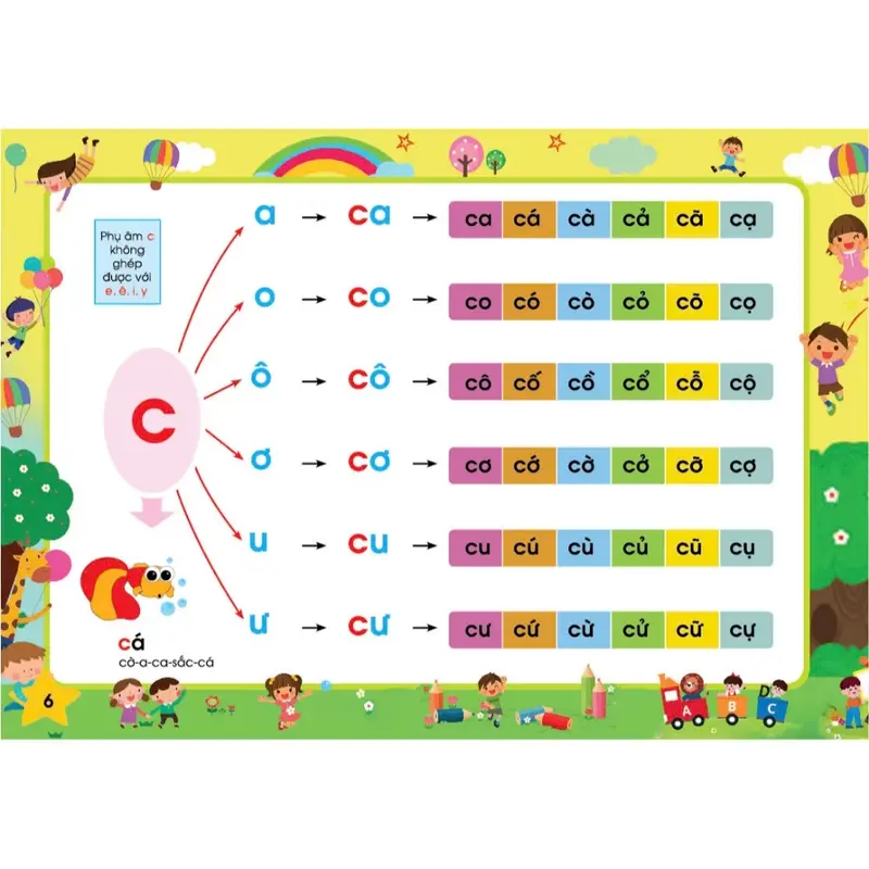 (Phiên Bản Mới 2025) Sách - Tập Đánh Vần Tiếng Việt Dành Cho Trẻ 4-6 Tuổi 3