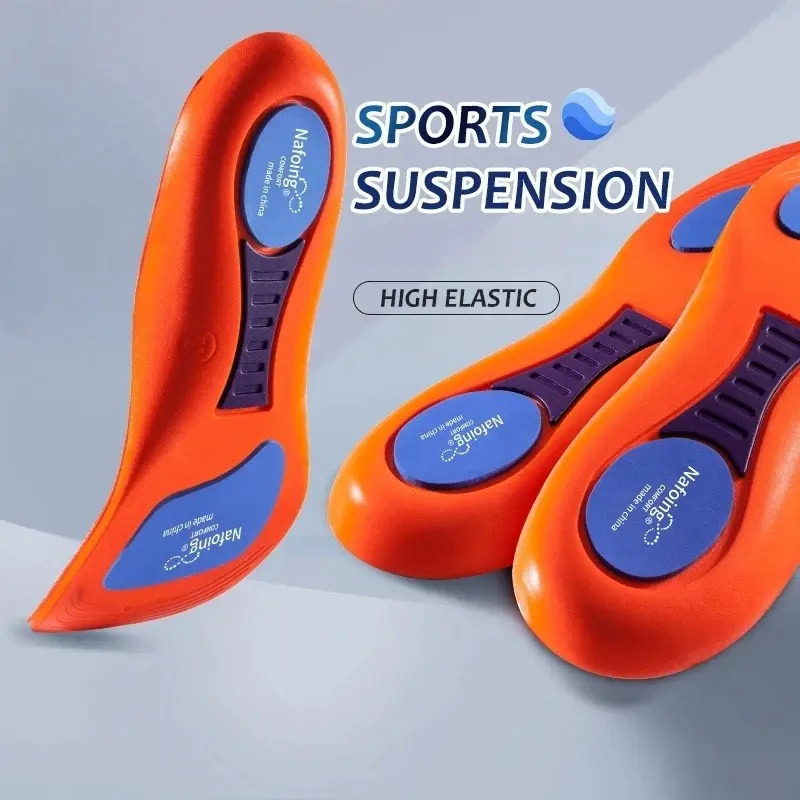 Insoles Sukan, Ketibaan Baru, Untuk Lelaki dan Wanita, Bahan EVA, Bernafas, Penyerapan Kejutan, Sesuai untuk Berlari, Bola Keranjang dan Sukan Luar