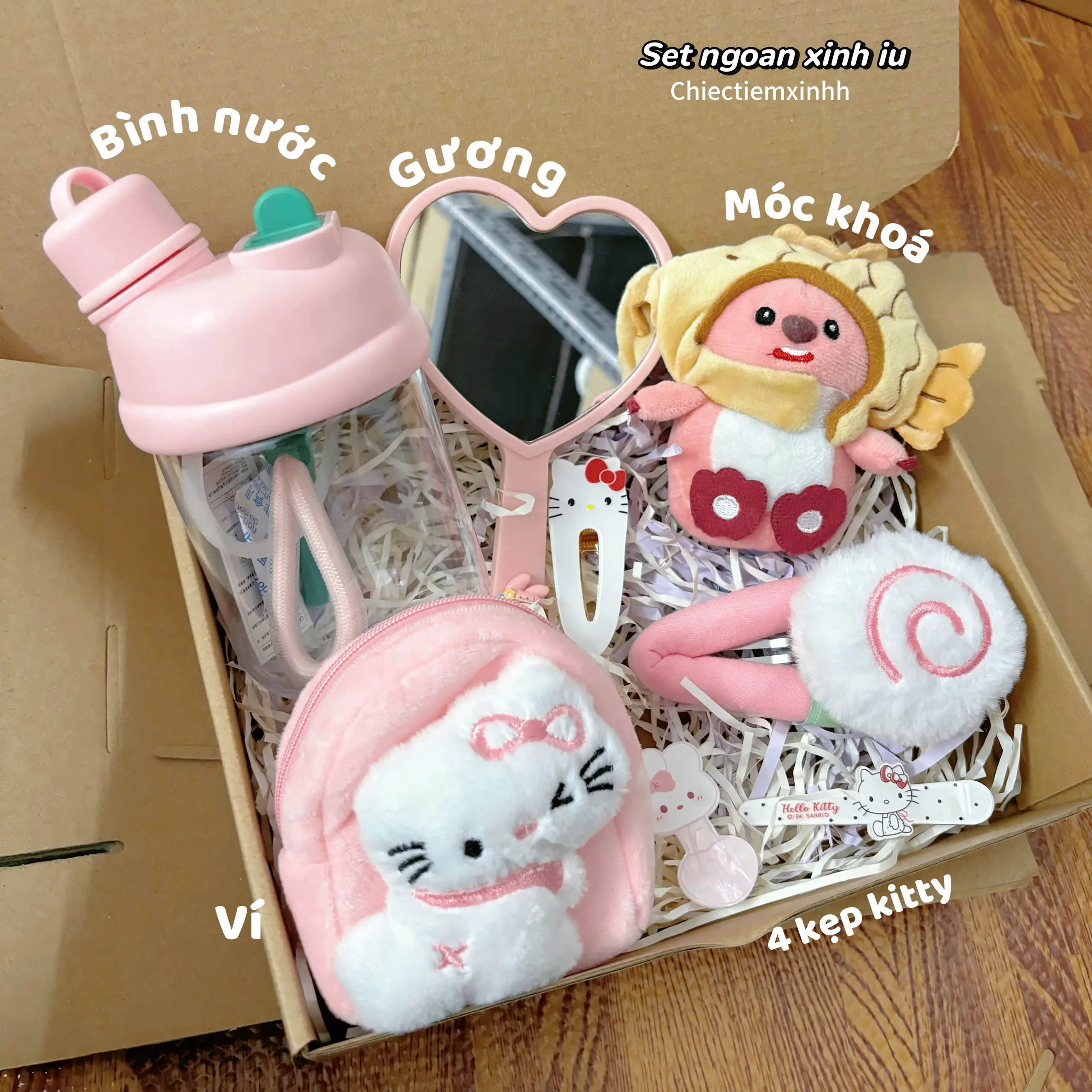 [Chiectiemxinh] Set Qùa Tặng Ngoan Xinh Iu, Qùa Tặng Bạn Nữ Dịp Sinh Nhật, 8/3, 20/10, 14/2 Xinh Xắn Ngọt Ngào