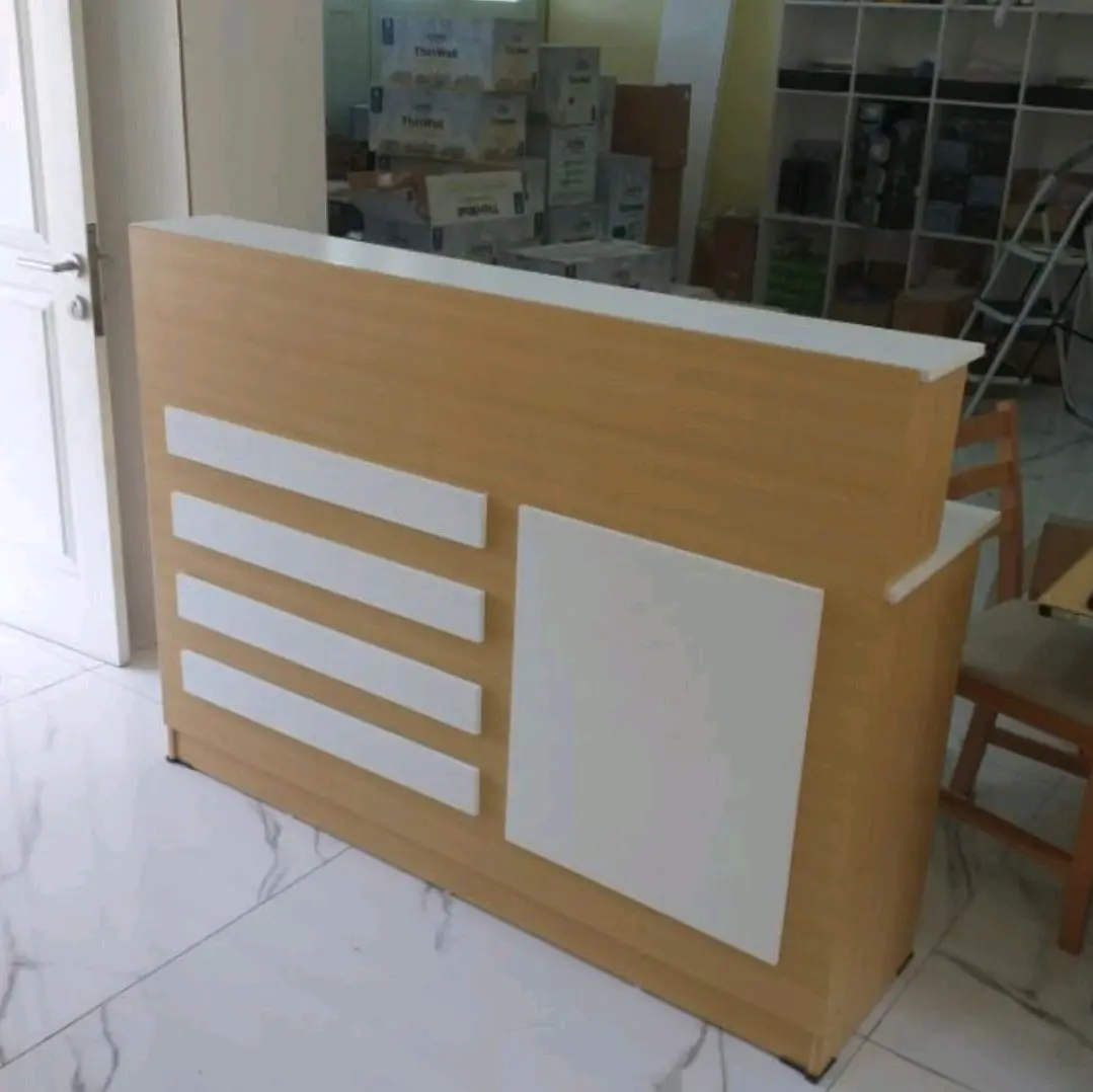 MEJA KASIR /meja laundry / MEJA RESEPSIONIS / MEJA KERJA / MEJA KANTOR / MEJA KASIR TOKO / MEJA RESEPSIONIS MINIMALIS