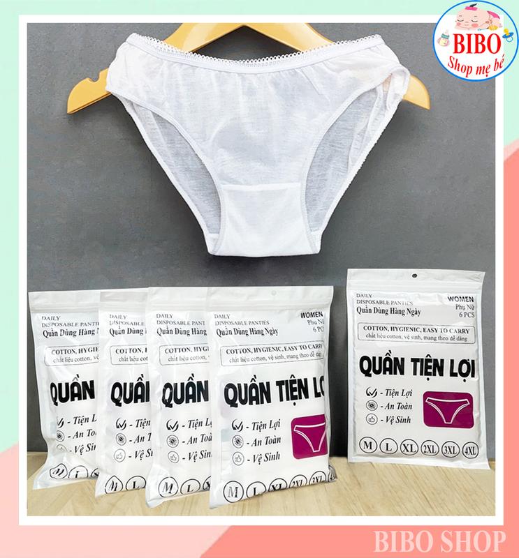 Combo 30 quần lót giấy cotton dùng 1 lần, tiện lợi cho phụ nữ, đi du lịch, mẹ bầu Voi - Sản Xuất Tại Việt Nam women Quần Lót Bầu