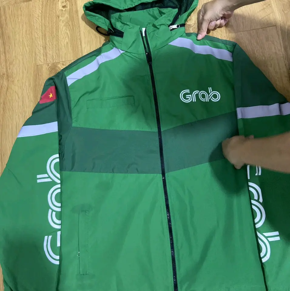 Áo Khoác Grap chạy xe công nghệ