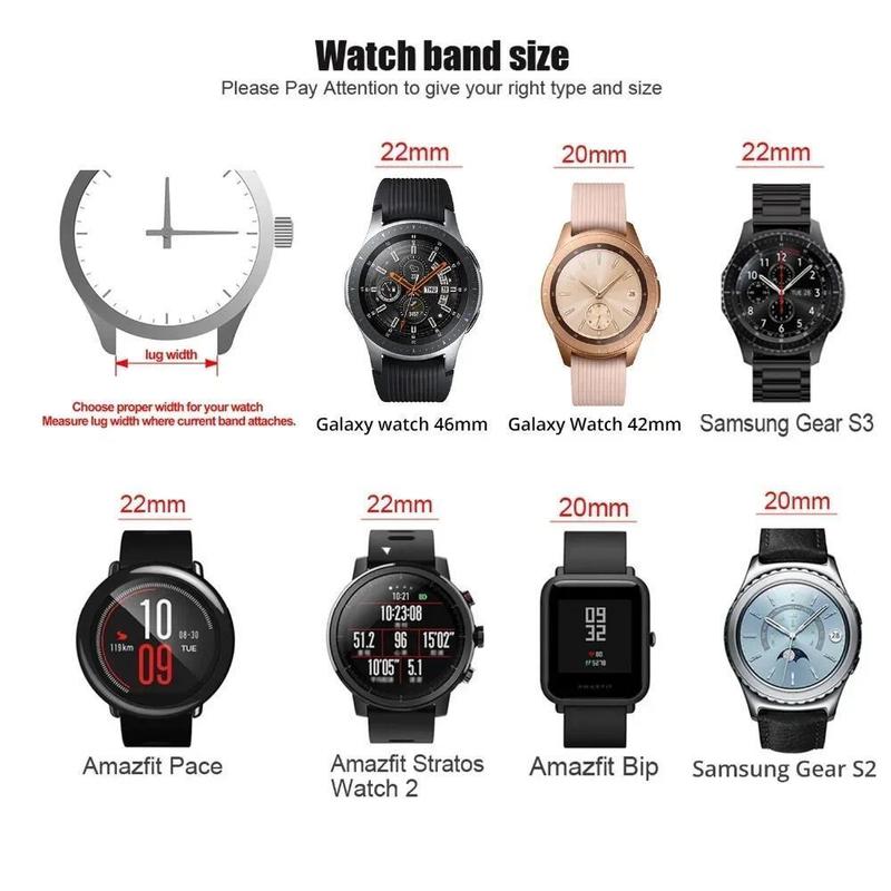 Stainless Steel Watch Band, 1 Count Fashionable Watch Band for Samsung Galaxy Watch 46mm/3/Gear S3/Huawei Watch GT 2/3 Pro, Smart Watch Accessories, Wearable 6