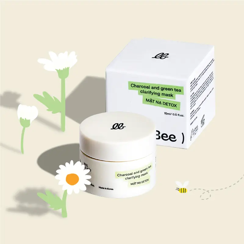 [GIFT]Mặt Nạ Detox LazyBee Lá Hoa Trà Nhật&Than Tre 15ml 0