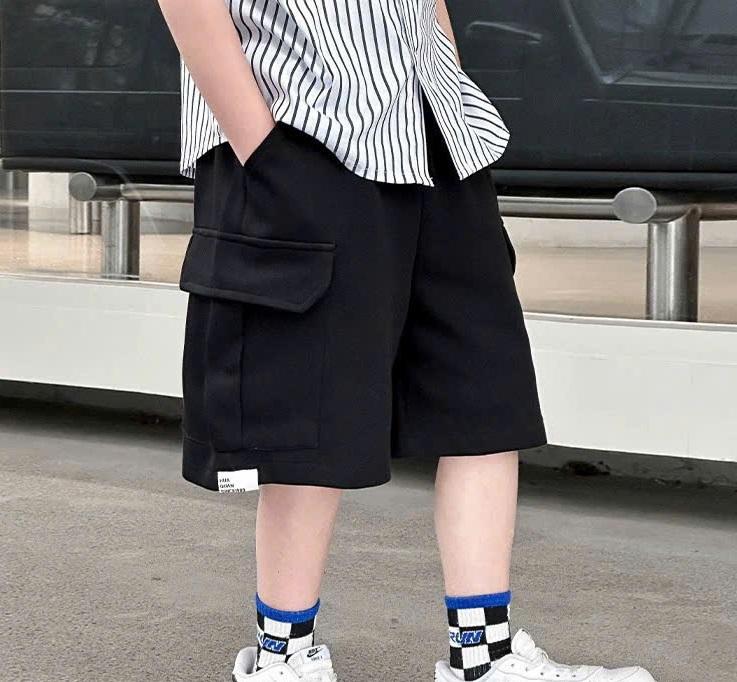 Quần túi hộp bé trai 18-52kg thiết kế cá tính, năng động. Chất liệu vải thoáng mát, co dãn. H33