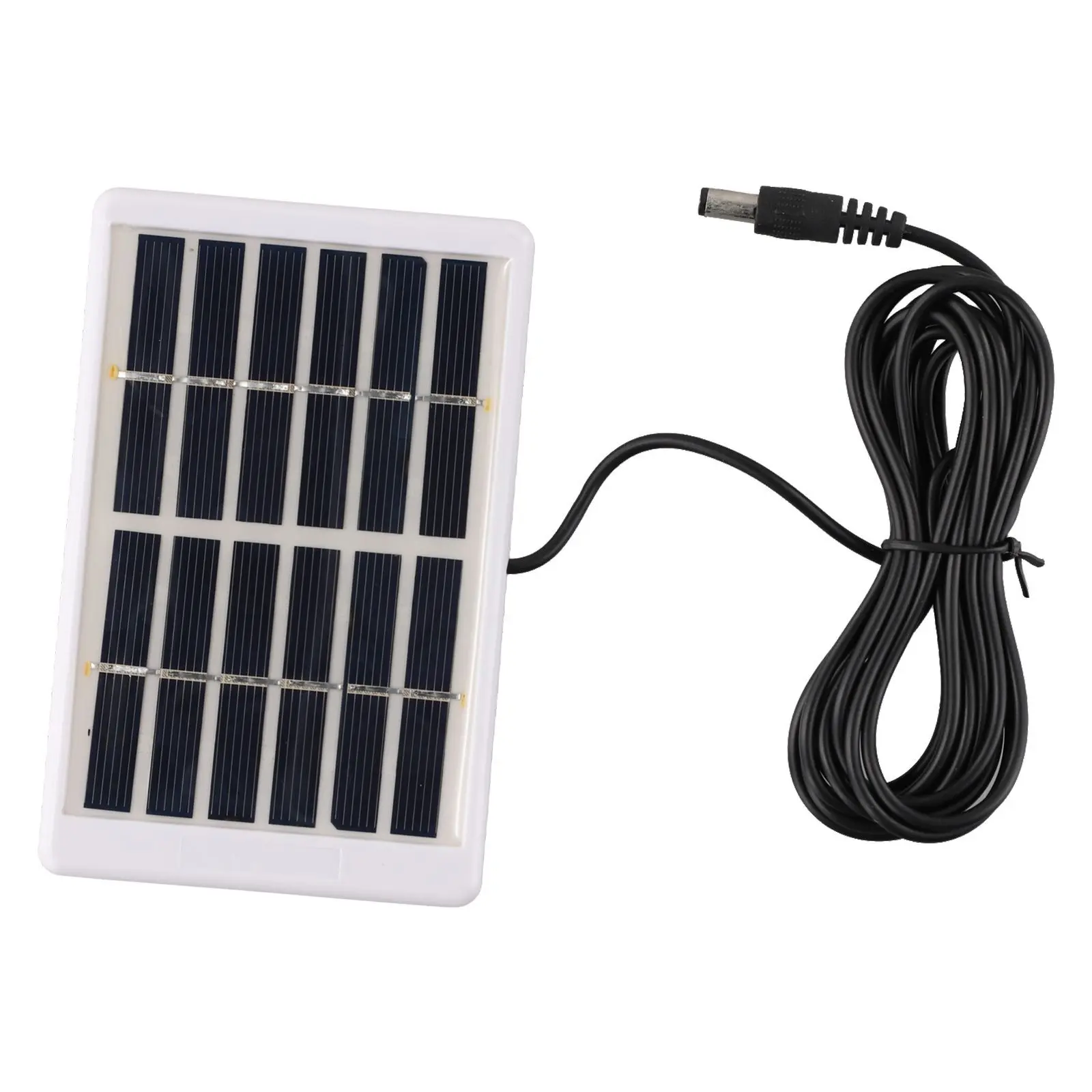 Portable 5W 6V Polycrystalline Solar Panel with Plastic Frame and DC Cable