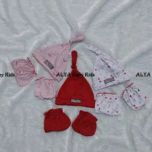 ALYA Baby Kids - 3SET TOPI SARTAKI BAYI BARU LAHIR PERLENGKAPAN BAYI NEWBORN