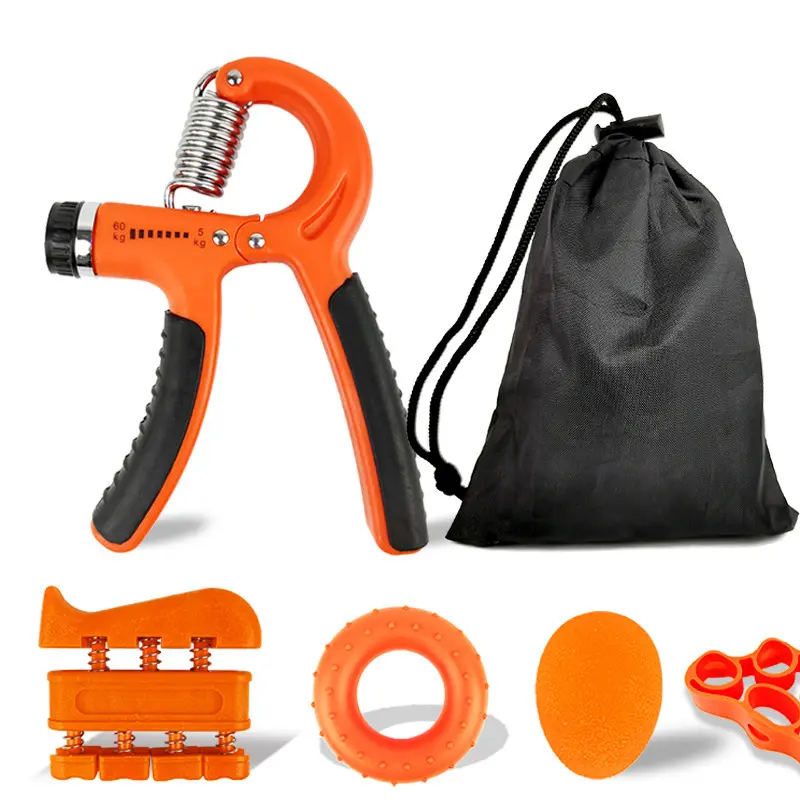 Hand Strength Training Set 2026 - Five-Piece Hand Exercise Kit with ...