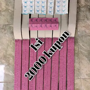 mainan anak Kolese kupon isi 2000 kupon kertas Toys Hadiah